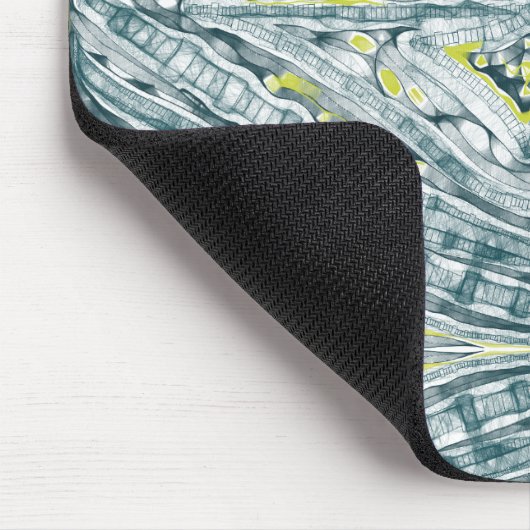 Algen unter Glas Mousepad (Ecke)