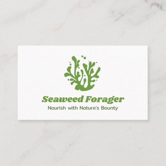 Algen Visitenkarte (Vorderseite)