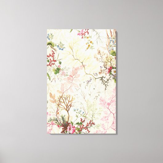 Algenbauweise für Seidenmaterial (w/c auf Papier) Leinwanddruck (Vorderseite)