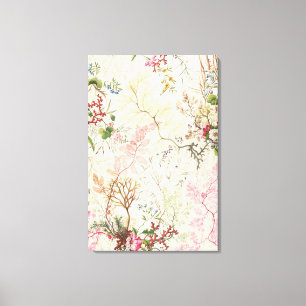 Algenbauweise für Seidenmaterial (w/c auf Papier) Leinwanddruck