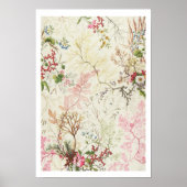 Algenbauweise für Seidenmaterial (w/c auf Papier) Poster (Vorne)