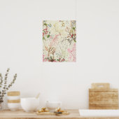 Algenbauweise für Seidenmaterial (w/c auf Papier) Poster (Küche)