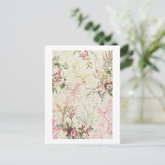 Algenbauweise für Seidenmaterial (w/c auf Papier) Postkarte (Stehend Vorderseite)