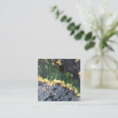 Algenbergwerk Quadratische Visitenkarte (Stehend Vorderseite)