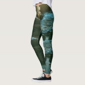 "Algengrüne Leggings - Stilvoll und sauber (Links)