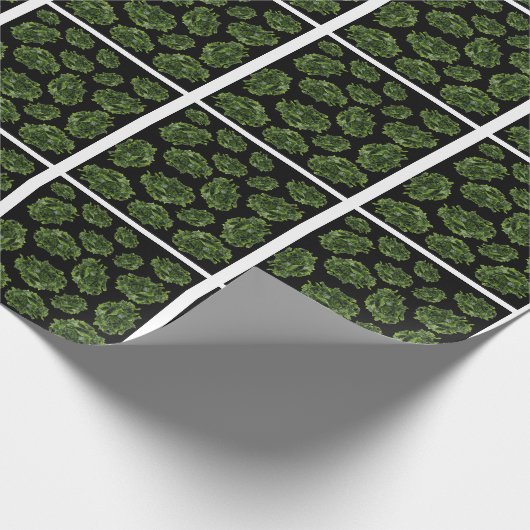 Algenmuster Geschenkpapier (Ecke)