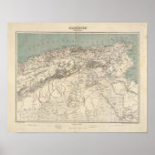 Algeria Atlas Map Poster (Vorne)