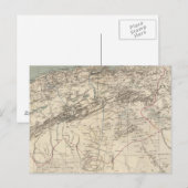 Algeria Atlas Map Postkarte (Vorne/Hinten)