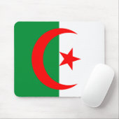 Algeria-Fahnenmousepad Mousepad (Mit Mouse)