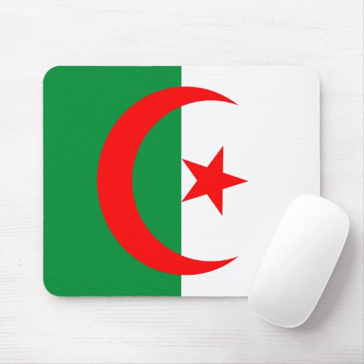 Algeria-Fahnenmousepad Mousepad (Mit Mouse)