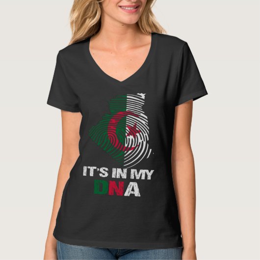 Algeria Flag Algeria It s In My DNA 2 T-Shirt (Vorderseite)