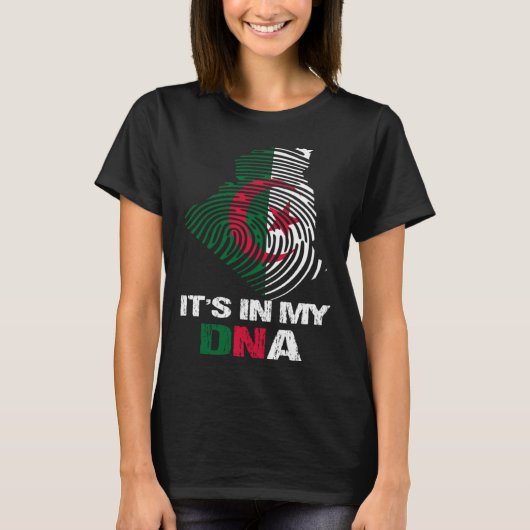 Algeria Flag Algeria It s In My DNA 2 T-Shirt (Vorderseite)