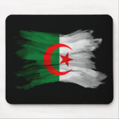 Algeria flag brush stroke, National flag Mousepad (Vorne)