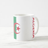 ALGERIA FLAG KAFFEETASSE (VorderseiteRechts)