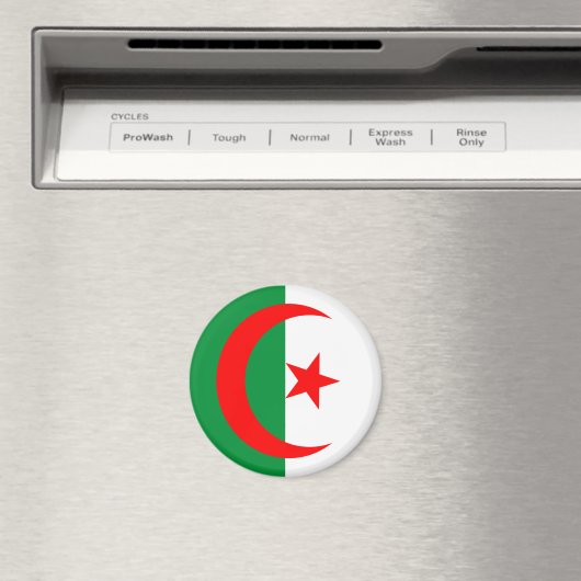 Algeria-Flag-Magnet Magnet (In Situ (Geschirrspüler))