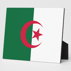 Algeria Flag Plaque Fotoplatte