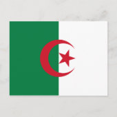 ALGERIA FLAG POSTKARTE (Vorderseite)