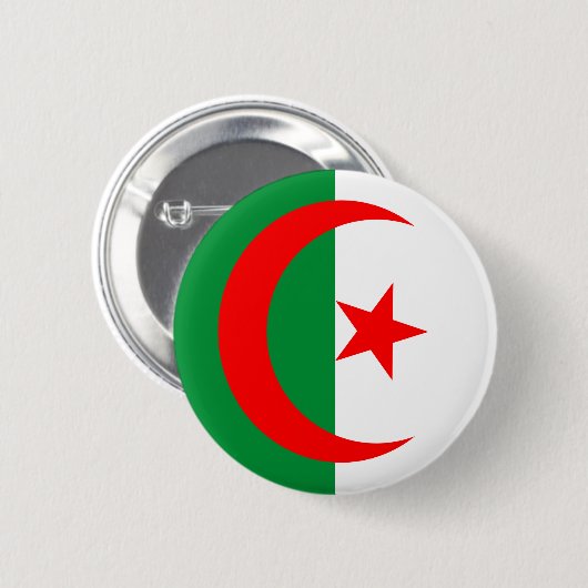 Algeria-Flag-Taste Button (Vorne & Hinten)