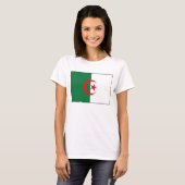 Algeria Flag x Karte T - Shirt (Vorne ganz)