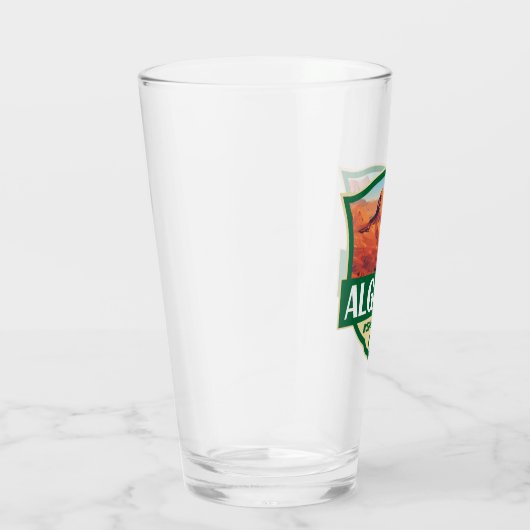 Algeria Illustration Retro Abzeichen Glas (Rechts)
