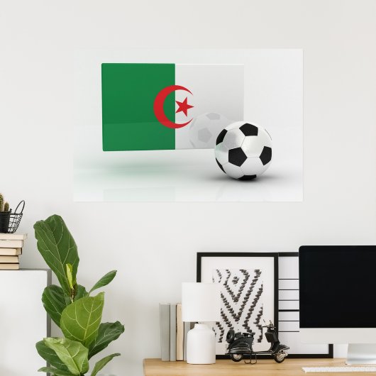 Algeria Soccer Poster (Heimbüro)