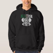 Algeria Table Tennis Support Algerian Ping Pong T Hoodie (Vorderseite)
