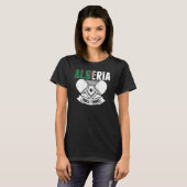 Algeria Table Tennis  Support Algerian Ping Pong T T-Shirt (Vorne ganz)