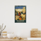 Algeria Travel Poster Africa Art African Print  (Küche)