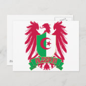 Algeria Winged Postkarte (Vorne/Hinten)