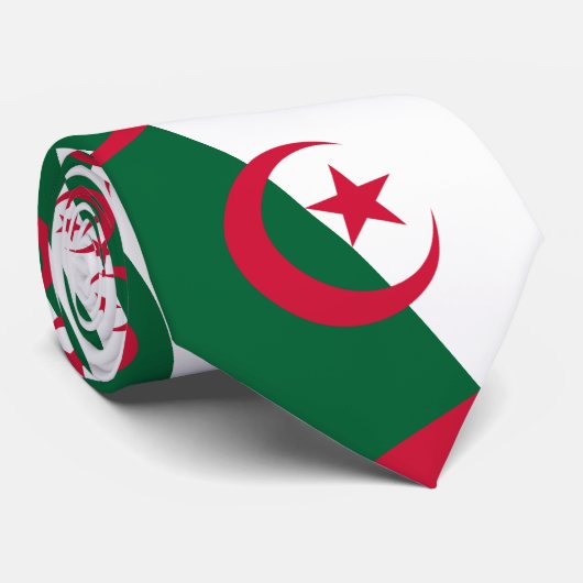 Algerian Flag Krawatte (Gerollt)