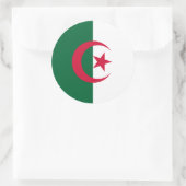 Algerian Flag Runder Aufkleber (Tasche)