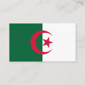Algerian Flag Visitenkarte (Vorderseite)