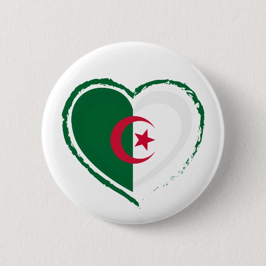 Algerian pride - For real Algerians! Button (Vorderseite)