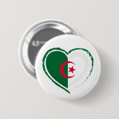 Algerian pride - For real Algerians! Button (Vorne & Hinten)