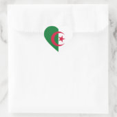 Algerie Herz-Aufkleber (Tasche)