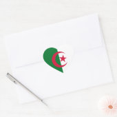 Algerie Herz-Aufkleber (Umschlag)