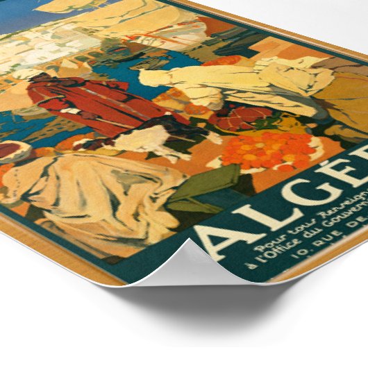 Algerie Vintage Poster (Ecke)