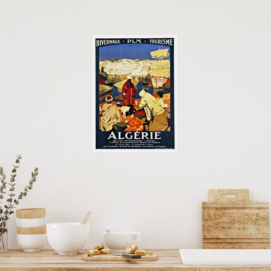 Algerie Vintage Travel Poster (Küche)