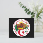 Algeriemblem Postkarte (Stehend Vorderseite)