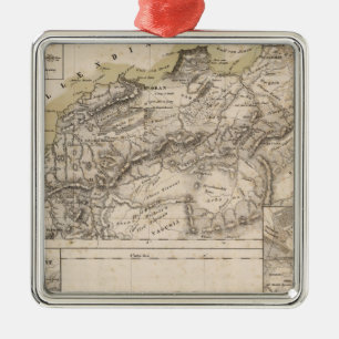 Algerien 2 silbernes ornament