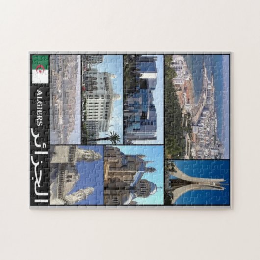 Algerien - Algerien - I Liebe - Puzzle (Horizontal)