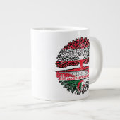 Algerien Algerisch Österreichisch Baum Jumbo-Tasse (Vorderseite Rechts)