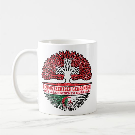 Algerien Algerisch Schweizer Baum Wurzel Kaffeetasse (Links)