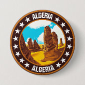 Algerien Button (Vorderseite)
