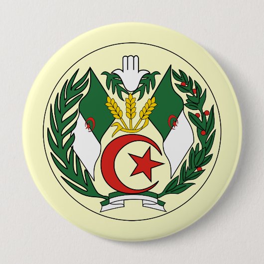 Algerien Button (Vorderseite)