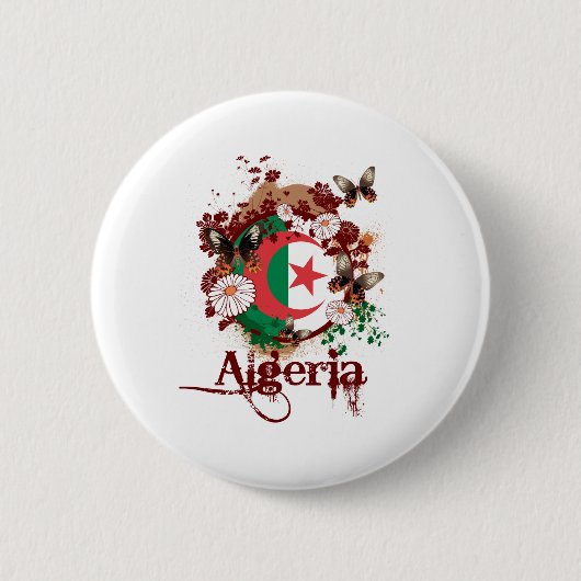 Algerien Button (Vorderseite)