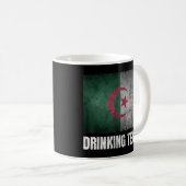 Algerien Drinking Team Grafik für Männer Funny Alg Kaffeetasse (VorderseiteRechts)