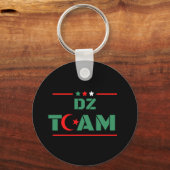 Algerien DZ Team Algerien Flaggenfarben DZ Power Schlüsselanhänger (Vorderseite)