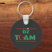 Algerien DZ Team Algerien Flaggenfarben DZ Power Schlüsselanhänger (Vorderseite)