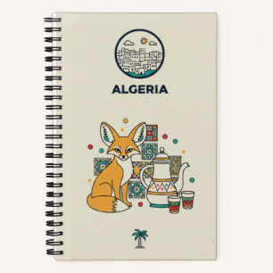 Algerien-Erbe & Fennek-Fuchs-Fotoarchiv Notizblock